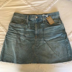 Madewell Denim Mini Skirt